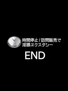 時間停止！訪問販売で淫猥エクスタシー, 日本語