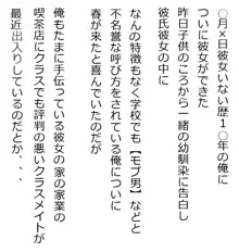 俺の彼女と憧れのオバさんが底辺クラスメイトの巨チンで～, 日本語