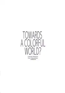 TOWARDS A COLORFUL WORLD?, 日本語