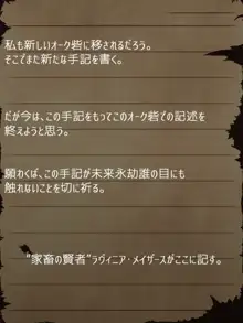 賢者ラヴィニアの手記～旧オーク砦にて発掘された遺稿～, 日本語