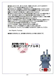 お子様いうな!艦娘ロリ化アナル本, 日本語