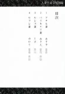 人妻不貞交尾図録, 日本語