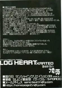 LOG HEART XRATED 吉岡チエの陵辱, 日本語