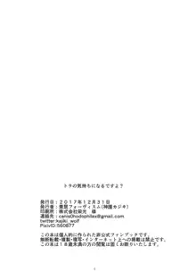 トラの気持ちになるですよ?, 日本語