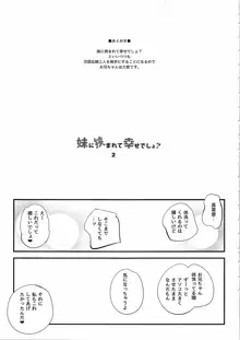 妹に挟まれて幸せでしょ? 2, 日本語