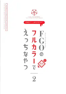 FGOのフルカラーでえっちなやつ2, 日本語