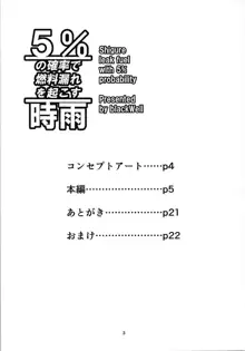 5%の確率で燃料漏れを起こす時雨, 日本語