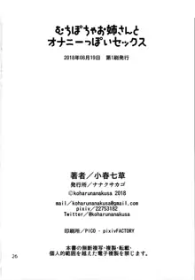 むちぽちゃお姉さんとオナニーっぽいセックス, 日本語