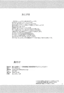 菊月、発情す!～深海棲艦の徹底調査がもたらしたもの～, 日本語