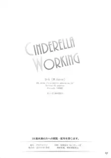 CINDERELLA WORKING, 日本語