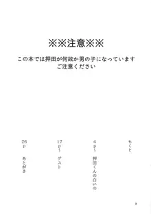 押田くんの白いの, 日本語