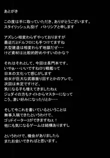 余は長門 重症(手遅れ)の長門である, 日本語