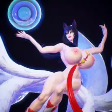 Ahri render, 日本語