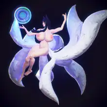 Ahri render, 日本語