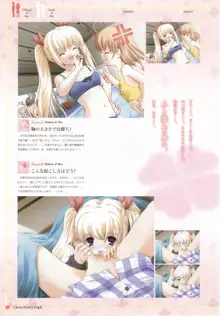 clover heart's visual fan book, 日本語