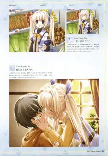 clover heart's visual fan book, 日本語