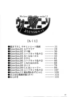 ウォーアイニーソよりどり5足セット, 日本語