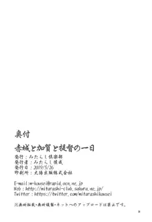 赤城と加賀と提督の一日, 日本語