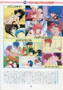 美少女アニメ大全集 - アダルトアニメビデオカタログ1991, 日本語