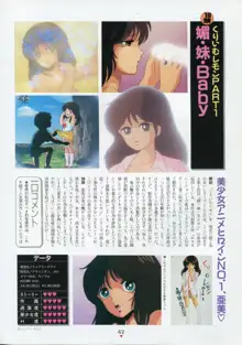 美少女アニメ大全集 - アダルトアニメビデオカタログ1991, 日本語