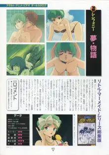 美少女アニメ大全集 - アダルトアニメビデオカタログ1991, 日本語