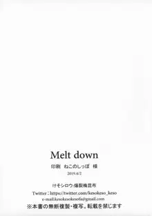 Melt down, 日本語