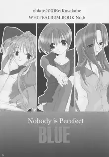 Nobody is Perfect -BLUE-, 日本語