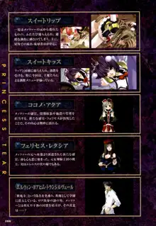 魔法戦士スイートナイツ+魔法戦士プリンセスティア 調教原画集, 日本語