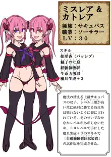 双子サキュバスと魔法のオナホ, 日本語