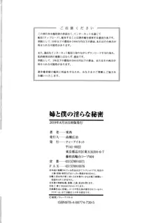 姉と僕の淫らな秘密, 日本語