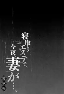 寝取りエステで、今夜、妻が…。 蜜欲編 + 4Pリーフレット, 日本語