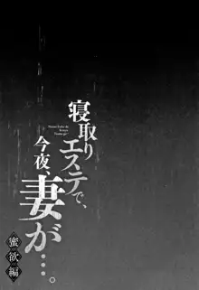 寝取りエステで、今夜、妻が…。 蜜欲編 + 4Pリーフレット, 日本語