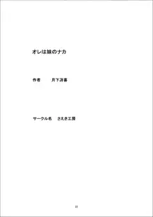 オレは妹のナカに, 日本語