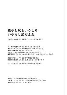 ニアのおしりで癒され本, 日本語