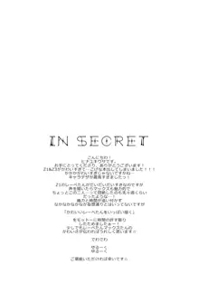 IN SECRET, 日本語