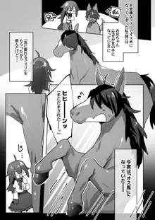 オス馬になった妹と女体化した兄がなんかする漫画, 日本語