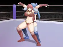 巨乳女子プロレス 朱音vsシズカ, 日本語