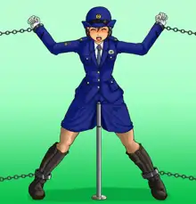 PWR-EX 婦人警官レイプ・イラスト集 番外編, 日本語