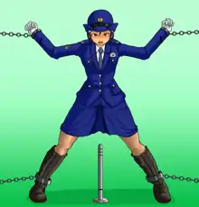 PWR-EX 婦人警官レイプ・イラスト集 番外編, 日本語