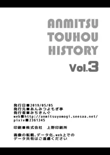 ANMITSU TOUHOU HISTORY Vol.3, 日本語