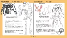 モンスターパーク２設定資料集, 日本語