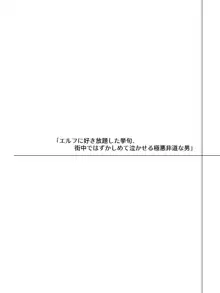 エルフにひどいことしたい極悪非道な男のお話, 日本語