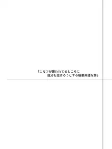 エルフにひどいことしたい極悪非道な男のお話, 日本語