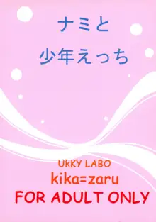 ナミと少年えっち, 日本語