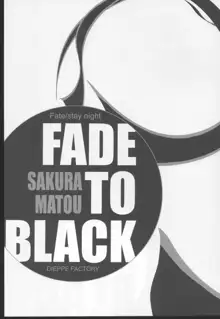 FADE TO BLACK VOL.1, 日本語