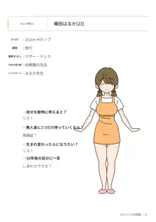 はたらく女性図鑑 vol.1 ～働く女性の一日「ヒルガオ・ヨルガオ」に密着！～, 日本語