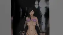 Tifa drowns in a tank VIDEO, 日本語