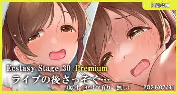 Ecstasy Stage 30 Premium ライブの後さっそく…, 日本語