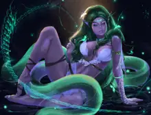 Tyrande with Snake, 日本語