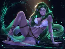 Tyrande with Snake, 日本語